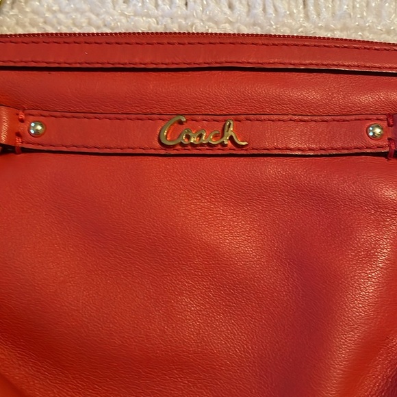 Coach Red Wristlet EUC - Picture 2 of 6